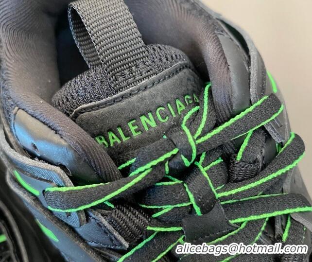 Good Quality Balenciaga Track 3.0 Trainers Bright 112009 Black/Green