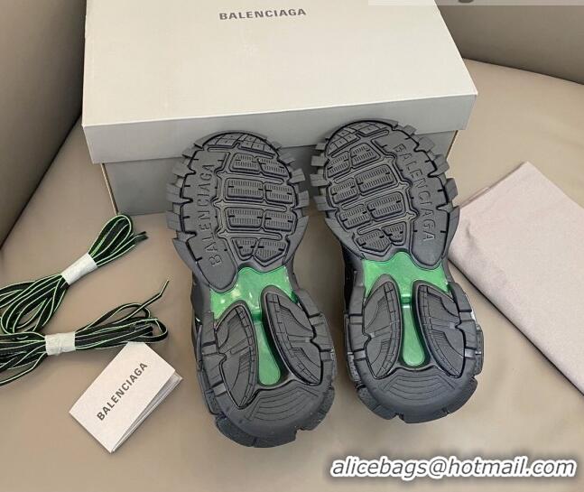 Good Quality Balenciaga Track 3.0 Trainers Bright 112009 Black/Green