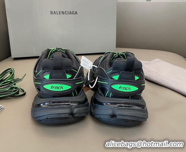 Good Quality Balenciaga Track 3.0 Trainers Bright 112009 Black/Green