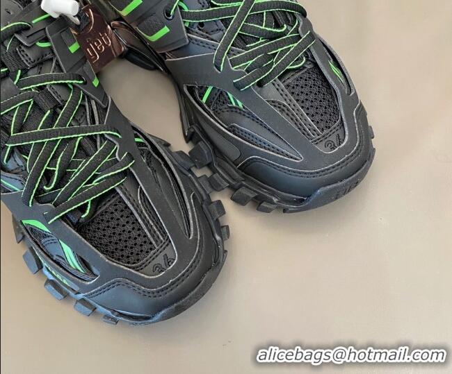 Good Quality Balenciaga Track 3.0 Trainers Bright 112009 Black/Green