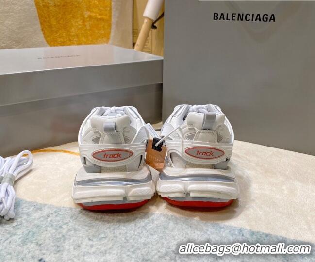 Top Design Balenciaga Track 3.0 Trainers 112012 White/Silver/Red