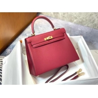 High Quality Hermes Original Epsom Leather KEL2578 Rose