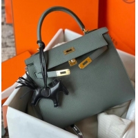 Modern Classic Hermes Original Epsom Leather KEL2578 Elephant grey