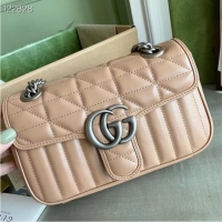 Spot Bulk Gucci GG Marmont matelasse mini bag 446744 Beige