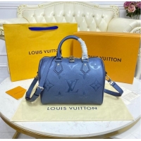 Top Quality Louis Vuitton SPEEDY BANDOULIERE 25 M58947 blue