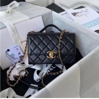 Trendy Design Chanel leather Shoulder Bag AS2796 black