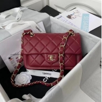 Classic Specials Chanel leather Shoulder Bag AS2798 red