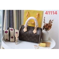 Famous Brand Louis Vuitton SPEEDY Monogram Canvas M41114 Creme