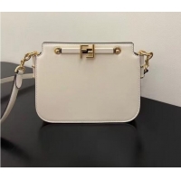 Youthful FENDI TOUCH leather bag 8BT349AHK2 white