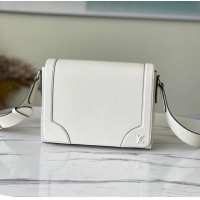 Inexpensive Louis Vuitton NEW FLAP MESSENGER M30807 white