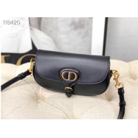 AAAAA Discount MEDIUM DIOR BOBBY BAG Warm Taupe Box Calfskin M9327 black