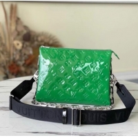 Top Quality Louis Vuitton Monogram Vernis COUSSIN PM M57793 green