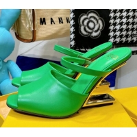 Top Quality Fendi First Calfskin High-Heel Sandals 8cm 082010 Green