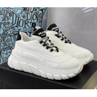 Most Popular Prada Rush Gabardine Re-Nylon Sneakers White Nylon 092732