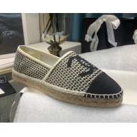 Chanel Lambskin Espadrilles 092395 Black