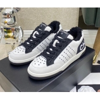 Good Taste Chanel Fabric & Suede Sneakers G38038 Black