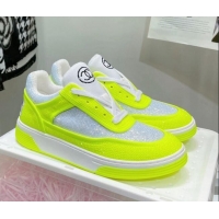 Lower Price Chanel Crystal Sneakers 092715 Neon Green