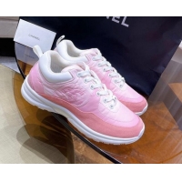 Purchase Chanel Fabric & Suede Sneakers G37122 Pink