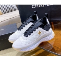 Lowest Price Chanel Suede Sneakers G38501 White