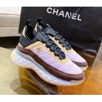 Best Price Chanel Suede Sneakers G38501 Pink