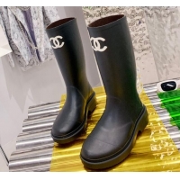 Grade Design Chanel Rain High Boots G38355 Black