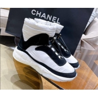 Affordable Price Chanel Down Ankle Boots 116112 White