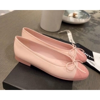 Pretty Style Chanel Leather Ballerinas 112287 Light Pink 