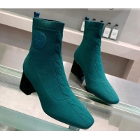 Sophisticated Hermes Volver 60 Ankle Boot with 6cm Heel 021051 Dark Green