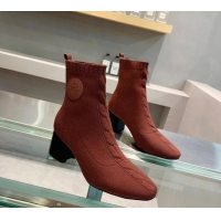 Purchase Hermes Volver 60 Ankle Boot with 6cm Heel 021051 Rust