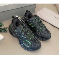 Good Quality Balenciaga Track 3.0 Trainers Bright 112009 Black/Green