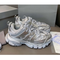 Charming Balenciaga Track 3.0 Trainers 112012 Silver