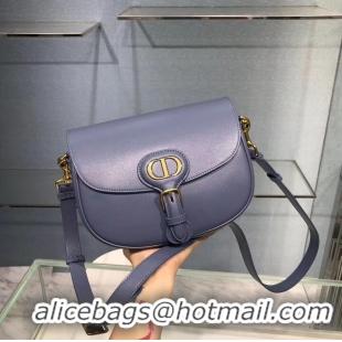 New Style MEDIUM DIOR BOBBY BAG Box Calfskin M9319 Royal Blue