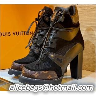 Super Quality Louis Vuitton Star Trail Ankle Short Boot 1A94NM Black