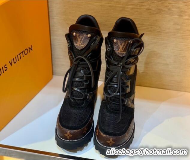 Super Quality Louis Vuitton Star Trail Ankle Short Boot 1A94NM Black