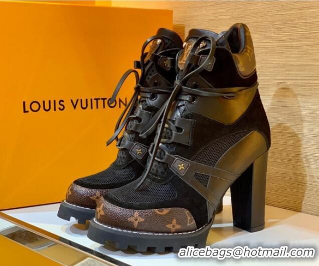 Super Quality Louis Vuitton Star Trail Ankle Short Boot 1A94NM Black