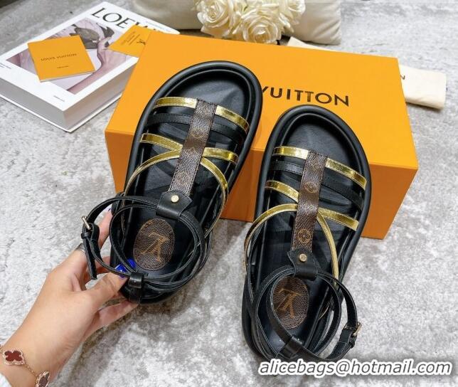 Good Product Louis Vuitton Pool Pillow Comfort Sandals Gold 111773