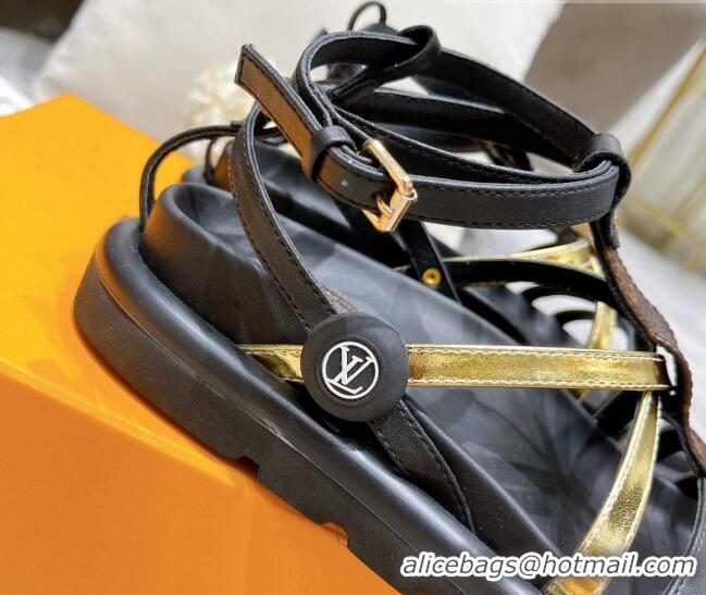 Good Product Louis Vuitton Pool Pillow Comfort Sandals Gold 111773