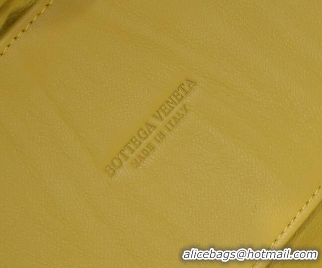 Most Popular Bottega Veneta Arco Tote Shearling Bag 652867 Yellow 2021