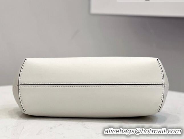 Super Quality Fendi First Small Leather Bag with Snakeskin F FD0238 White 2021