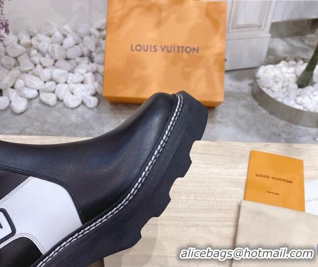 Good Quality Louis Vuitton LV Beaubourg Ankle Boots Blue 112436