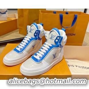 Good Product Louis Vuitton Boombox Sneaker Boots 112454 Blue