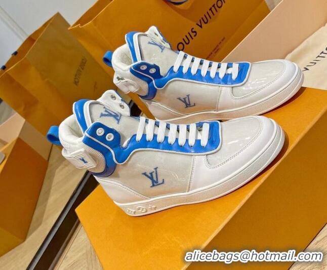 Good Product Louis Vuitton Boombox Sneaker Boots 112454 Blue