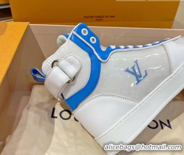 Good Product Louis Vuitton Boombox Sneaker Boots 112454 Blue