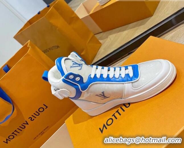 Good Product Louis Vuitton Boombox Sneaker Boots 112454 Blue