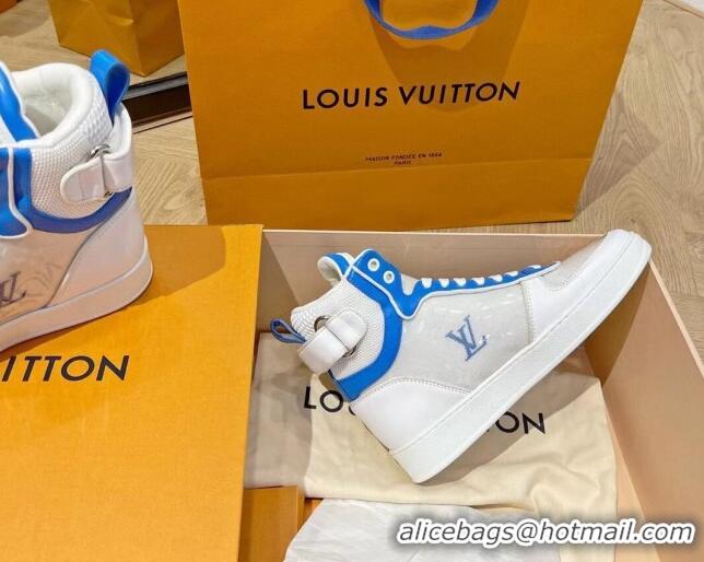 Good Product Louis Vuitton Boombox Sneaker Boots 112454 Blue