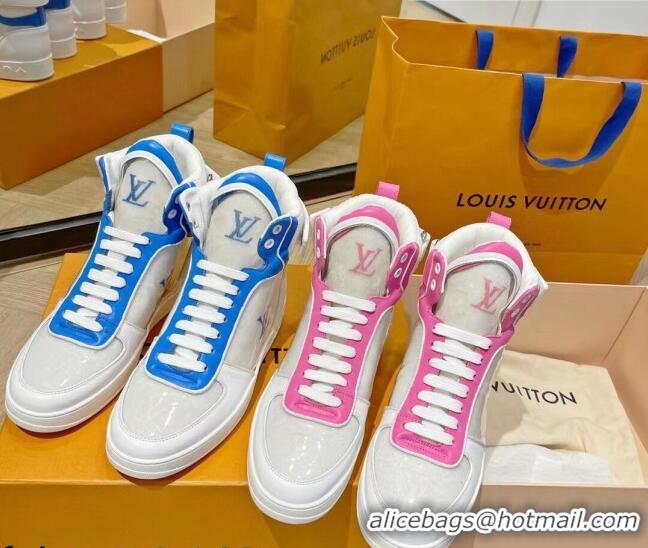 Good Product Louis Vuitton Boombox Sneaker Boots 112454 Blue