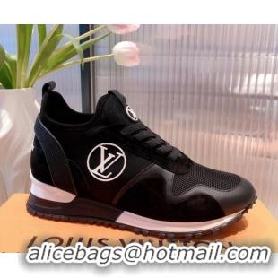 Low Cost Louis Vuitton Run Away Sneakers Black/White 112458