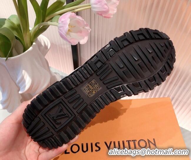 Low Cost Louis Vuitton Run Away Sneakers Black/White 112458