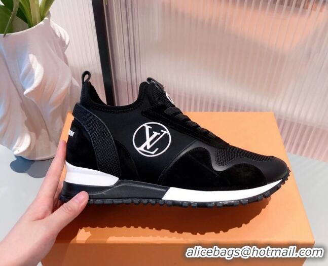 Low Cost Louis Vuitton Run Away Sneakers Black/White 112458