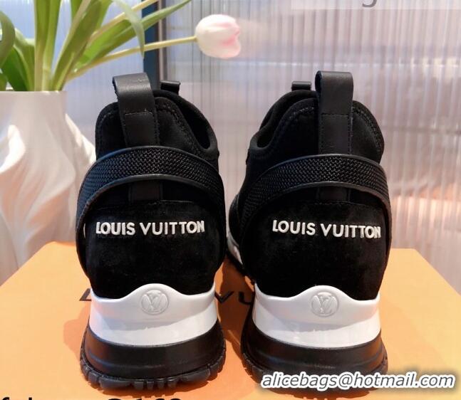 Low Cost Louis Vuitton Run Away Sneakers Black/White 112458